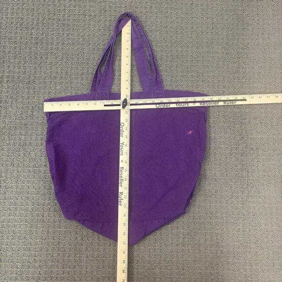 Y2K Victorias Secret Love PINK Dog Shoulder Tote Bag Cotton Canvas 1986 Y2K - Picture 7 of 11